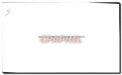 Vila dos índios Seminole na Flórida — editor não visível — Verso