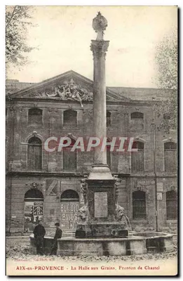 AIX-EN-PROVENCE - A Halle aux Grains, Fronton de Chastel — editor Nattifel, n° 13