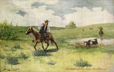 Cowboys trabalhando no rancho — John Innes — Editora: Troilene's Cowboy Life Company