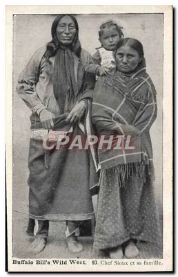 Chefe Sioux e sua família — Buffalo Bill's Wild West — série 10