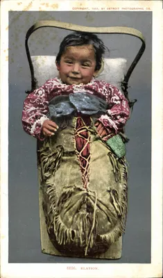Criança em um carrinho de bebê — Detroit Photographic Co. — n° 6886