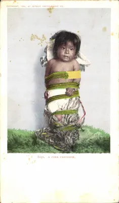 Boggi, um Pima Pappoose — Detroit Photographic Co., série não numerada