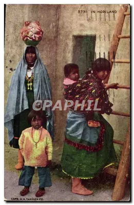Femmes et enfants Hopi — Hopiland — H.H. TAMMEN CO. n°5731