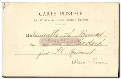 Châteauroux — Fabrica de Tabacos — H. Lecat, librero-editor, Châteauroux — Reverso