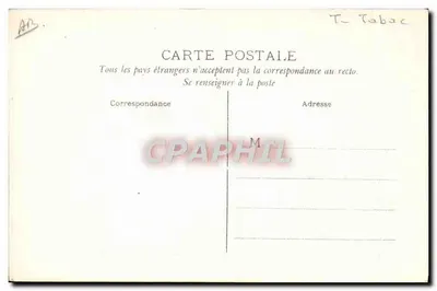 PARÍS — Fabrica de Tabacos — PH. ROSEN, EDITOR, PARÍS — Reverso