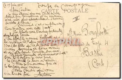Les Vosges - Casa Florestal dos Chavons — editor C. 232-C — Verso