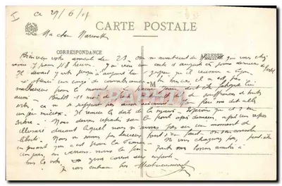 Saint-Pié (Vosges) — A Casa Florestal das Molières — Ad. Wouck, n° 8832 — Verso