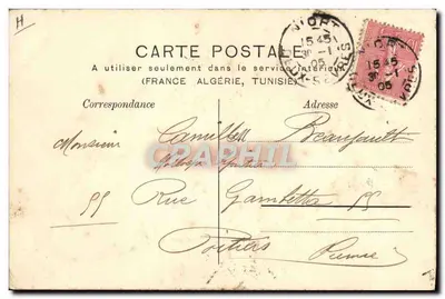 Poitou - Cenas rurais V. - Uma feira de bois - Coleção do País Poitevin, G.B., N. n°244 — Verso