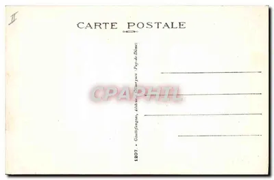 L'Auvergne — Vier ezel — Uitgever Goulfangeau — Achterkant