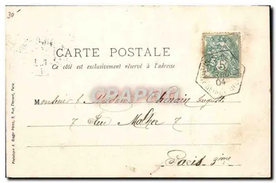 Auvours-Saint-Georges (S.-&-O.) — Château de Gravelle — La Cascade de Vintue — éditeur M. L. — n°4 — Achterkant