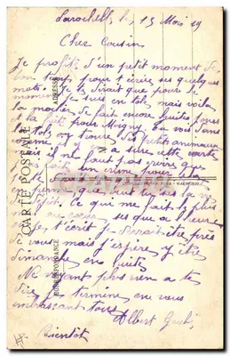 I Ratieri — I Nostri Poilus — E.A. Paris, Déposé — Verso