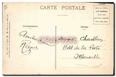 Cena noturna em uma prisão — E.R., Paris (Modelo depositado n° 14877) — Verso