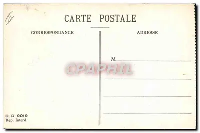 Educação física — cena de treinamento militar — editor D. D. 9019 — Verso