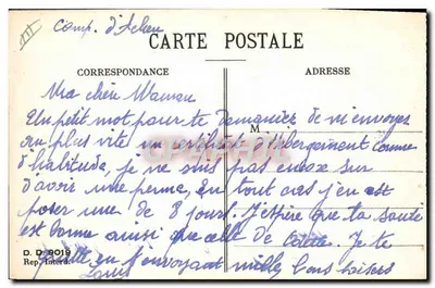 Rêves embaumés — A. Gailliers — Chamond N°22 — Verso