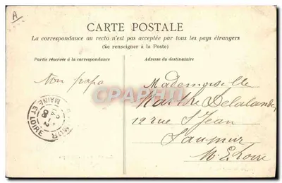 La vie aux champs — Au fil de l'eau — Héliotypie Dugas et Cie, Nantes — Verso