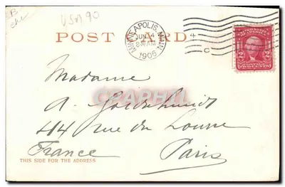 Mulher indígena — Vale Yosemite, Califórnia — Detroit Photographic Co., n° 2713 — Verso
