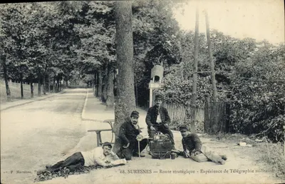 Suresnes — Strategische Straße - Militärtelgrafie-Erlebnis — P. Marmuse, Paul, n°68