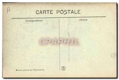 De pittoreske Auvergne — Het Observatorium van het Puy de Dôme — Speciale uitgave van het Observatorium — Achterkant