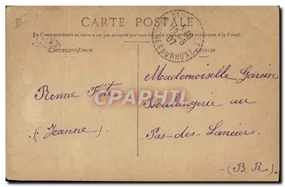 Balet — Tancerka w tutu — Bouissaria (Opéra, Balet) & Gautier & Ber — Rewers