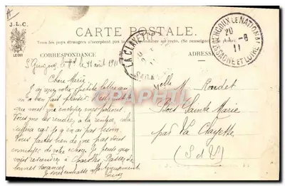 Partindo para a Ceifa — J. L. C. — Verso