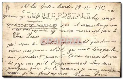 Ovelhas no Faturage — cena pastoril — Editor F.D. (número de série não visível) — Verso