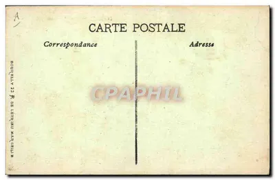 Paquebot IONIE — Cie Paquebot — wydawca BOURRELY, Marsylia — Rewers