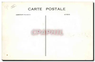 Paquebot "Ile-de-France" — G.F., Le Havre — Verso