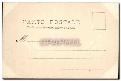 Menina em uma tenda de renda — série VII — A.N. PARIS — Verso