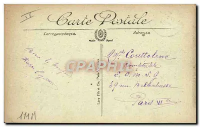 Passeio com Águias — Berck-Plage — Lévy Fils et Cie, Paris — Verso