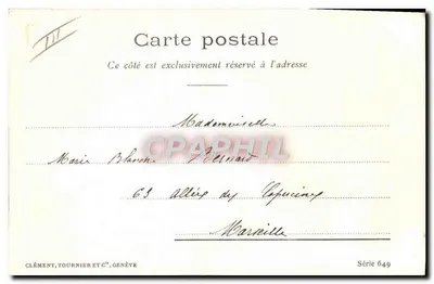 Prawdziwa muszketanka — Muszketan się pogardza, nigdy nie dobra spotkanie — E. Landre, seria 649 — Rewers