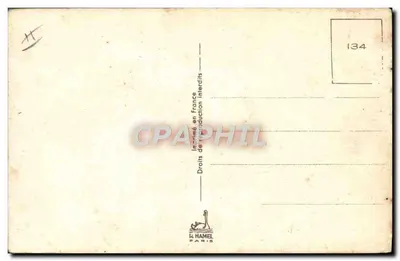 두 여인과 개 — 산책 장면 — 출판사 K. Hamel, 번호 134 — 뒷면