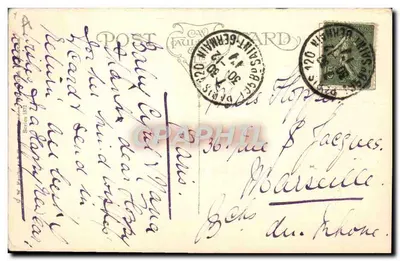 Zwei Kinder präsentieren ihre Kinder — H.G. G. Marsh — Paris — Rückseite