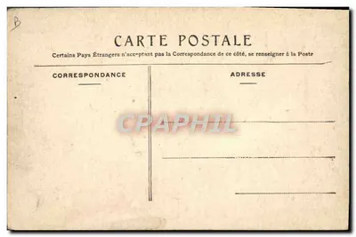 Gros Gourmand — Caricatura de un hombre con una bolsa de provisiones — dibujado por G. Fanzelle — Reverso