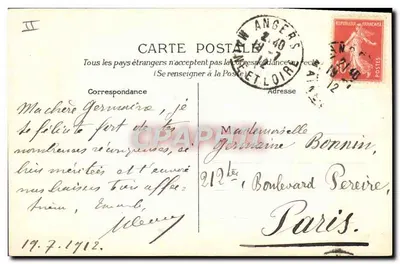 A inspeção — soldados em uniforme — Chromo-Litho KLEIN & Cie, Epinal — Verso