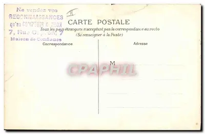 Soldado e oficial — caricatura — K & Cie — Verso