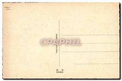 L'ALERTE — Série de cartas postais humorísticas — M. D. PARIS — Verso