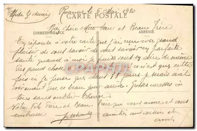 Cartolina satirica — On traversera il ponte della classe — E. A. Paris, Depositato — Verso
