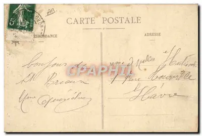 Casamento Bretão - Saída da Igreja — Editor E. Hamont, n° 3713 — Verso