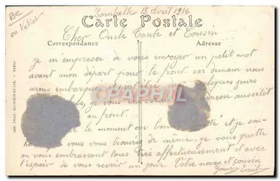Bretonse bruiloft in het land van Cornouailles — Banket van 1.800 personen; een hoek van de bruiloft — ND. Fot. — Achterkant