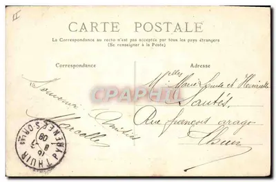 Pyrénées-Orientales — 243 - PORT-VENDRES, Télégraphie sans Fil — phare sur rocher — Verso