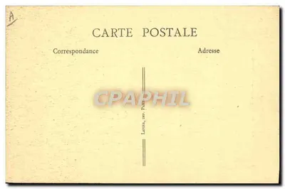 Estação Transcontinental — Vista da camada de antenas Leste-Oeste — Compagnie Radio-France, Centro de T.S.F. Sainte-Assise — Verso