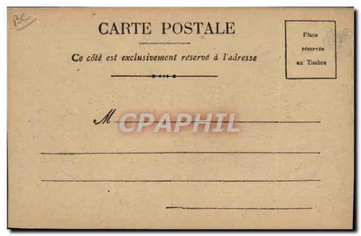 Un client au restaurant — caricature de la télégraphie sans fil — éditeur Nics Cartes Postales, n°1 — Verso