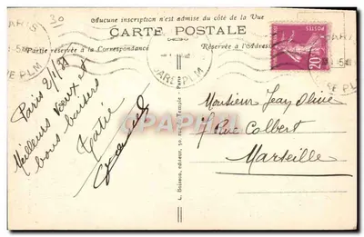 Vieux-Chapelle - Torre do Telegrafe Saint-Pierre — J. H. — n° 061 — Verso
