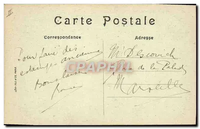Avranches — O Velho Telegrafe — Livraria Lechaplais — Verso