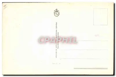 Dansen in Spaanse klederdracht — illustratie — Fresy, ondertekend 'Fresy 1951' — Achterkant