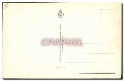 Dançarinos espanhóis — ilustração artística — Archivo de Arte, Barcelona (Espanha) — Verso