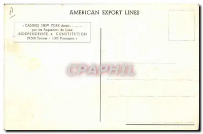 Cruise ship INDEPENDENCE — American Export Lines — seria A — Rewers