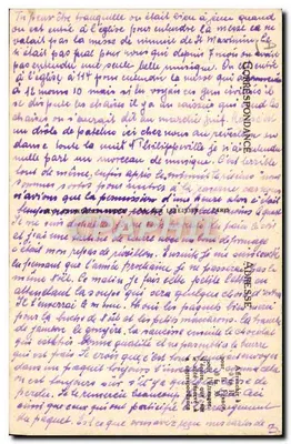 Philippeville — O correio da França da Cia. Transatlântica, o "Jonnard" — Verso