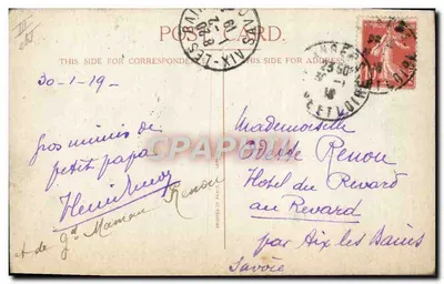 Menina pequena e cabra — porte-bonheur — Direita, n°2963 — Verso