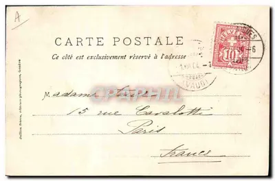 Rebanho de cabras — Montanha — Jaillien Frères, editores fotográficos, Gambre, n° J.J. 3143 — Verso